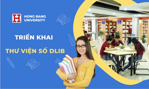 Thư viện Trường ĐH Hồng Bàng triển khai thành công Thư viện số DLib đến sinh viên