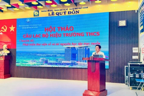 Báo Cáo Tham Luận: Phát Triển Thư Viện Số DLib K12 Tại Hội Thảo Câu Lạc Bộ Hiệu Trưởng Lần 3 - Năm Học 2024-2025