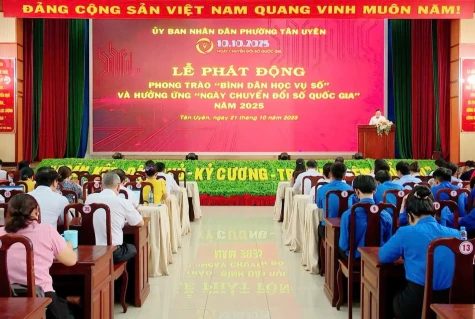 Thư viện số cộng đồng DLib Hub ra mắt tại phường Tân Uyên