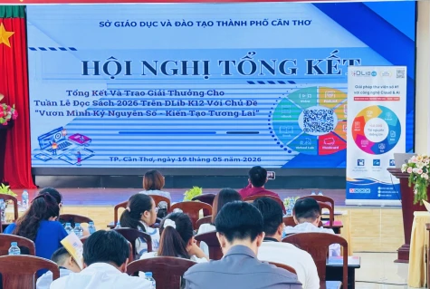 Trao Giải Tuần Lễ Đọc Sách 2026 Trên Thư Viện Số DLib K12 Tại Cần Thơ