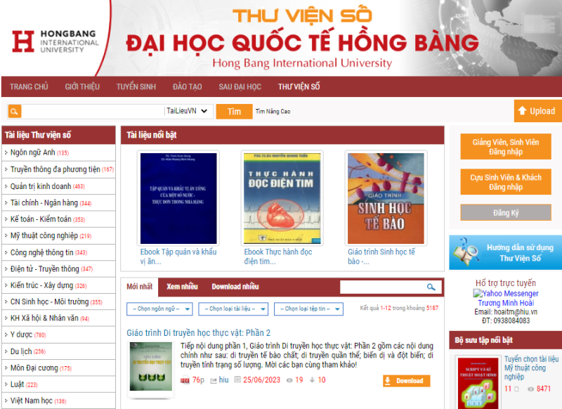 Thu vien so truong dh quoc te hong bang