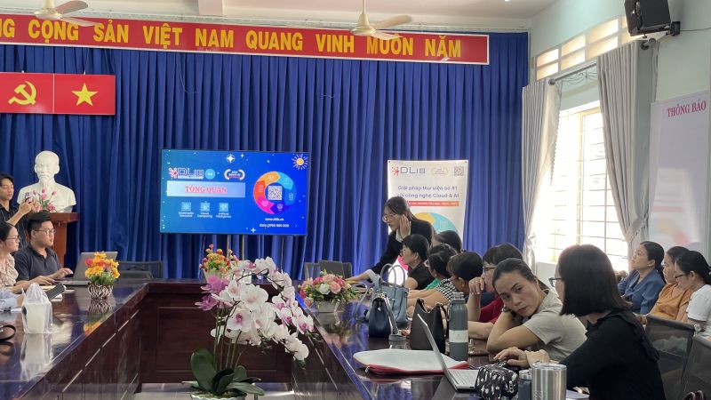 Hướng dẫn giáo viên thao tác trên Thư viện số